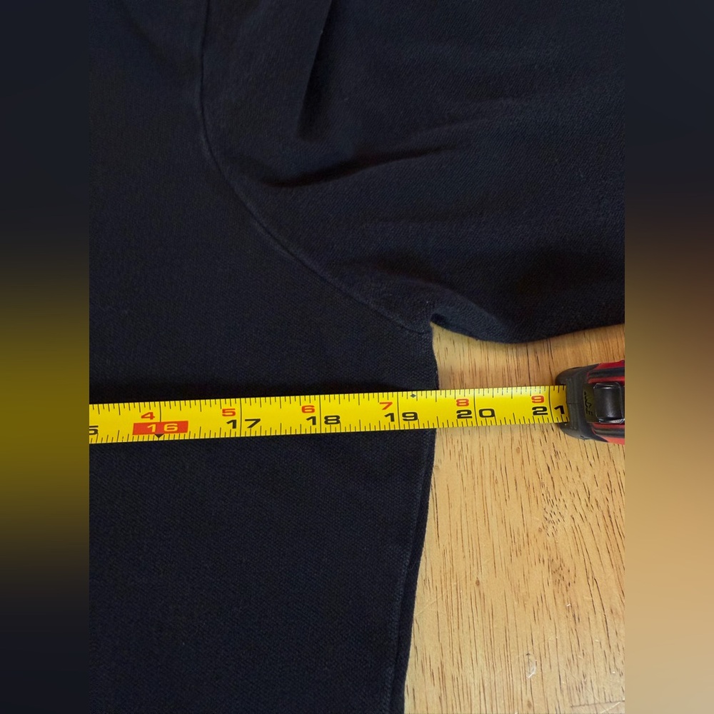 U.S. Polo Assn. Women’s Long Sleeve Polo Shirt Black & Gold Embroidered XL - Picture 7 of 8